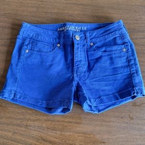 Blue American Eagle Jean Shorts